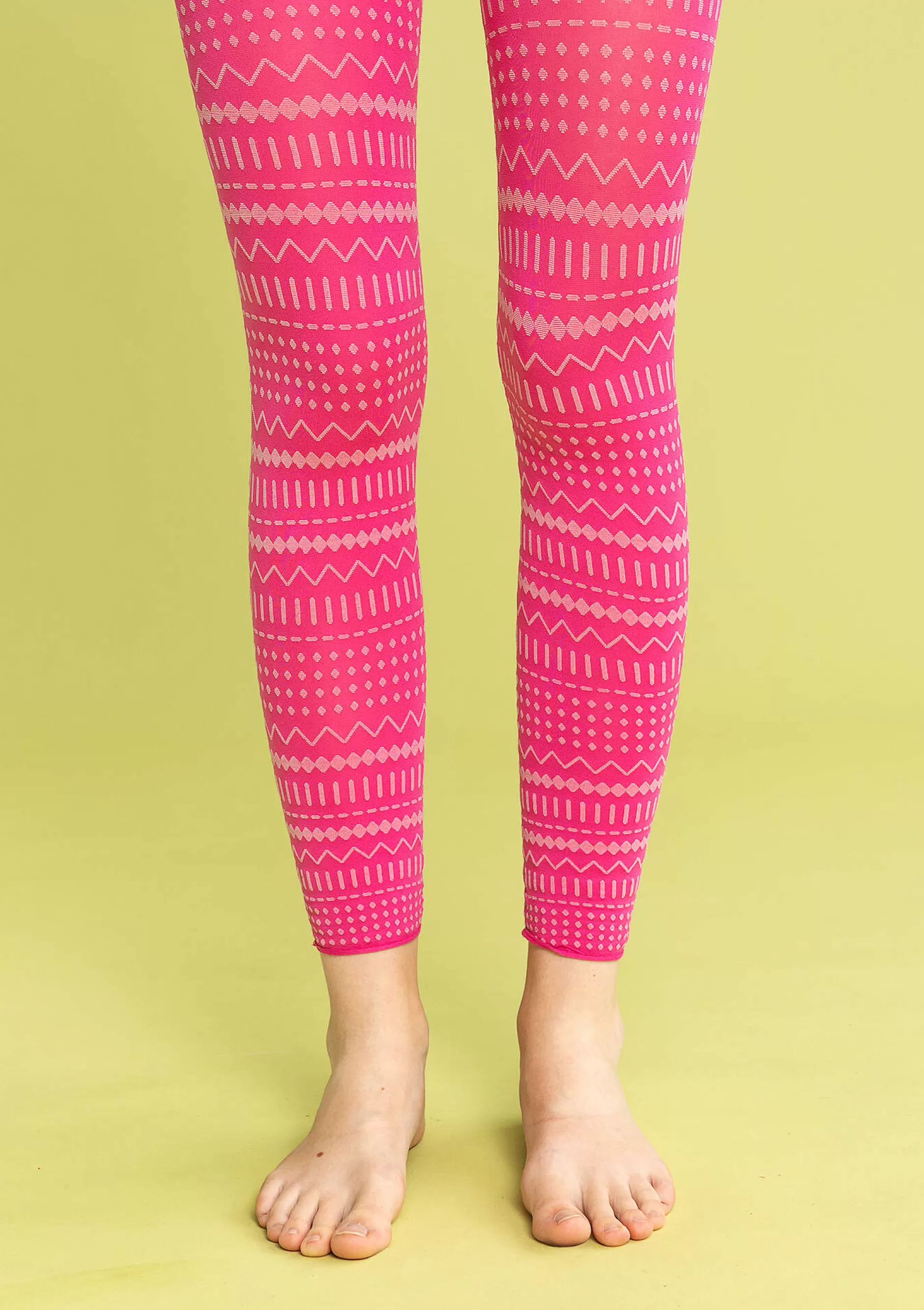 Online Jacquardmuster-Leggings Elsie Aus Recycling-Polyamid Leggings | Lagenlook