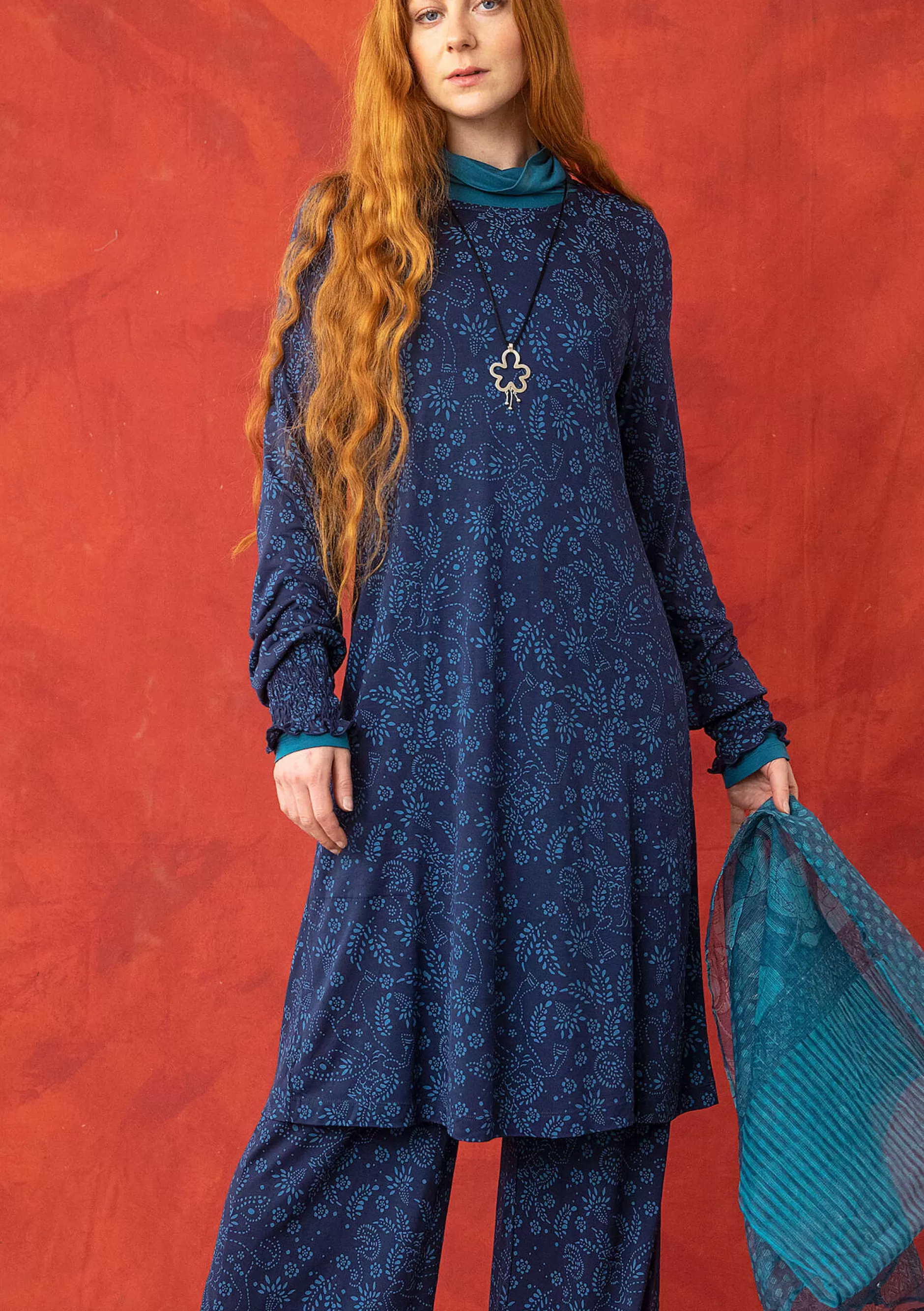 Clearance Jerseykleid Pegasus Aus Modal Kleider | Kleider im Hippie-Stil