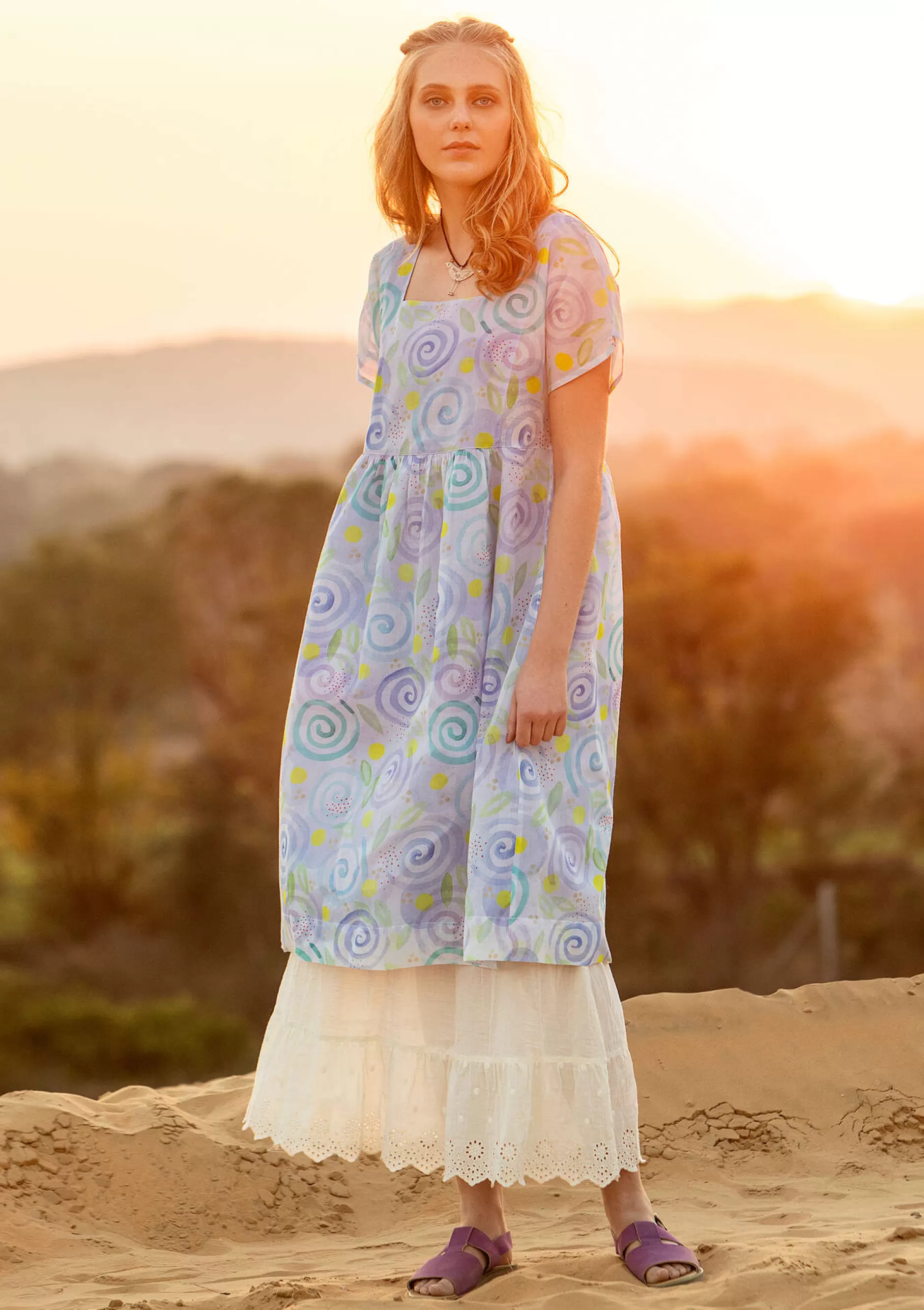 Best Sale Kleid Cumulus Aus Baumwollgewebe Kleider | Kleider im Hippie-Stil