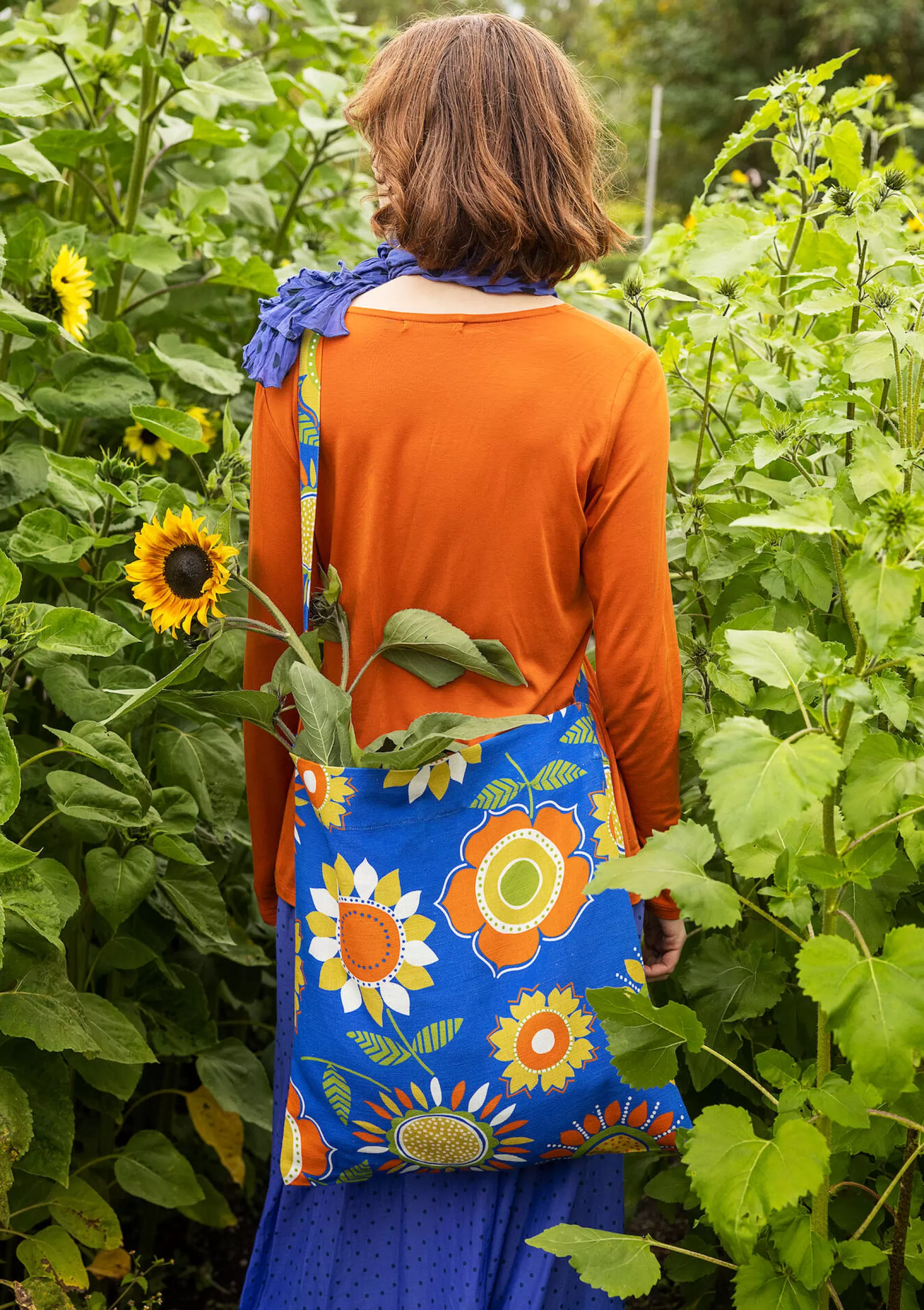 Store Tasche Sunflower Aus Öko-Baumwolle/Leinen Taschen | Sonnenblumen für UNHCR