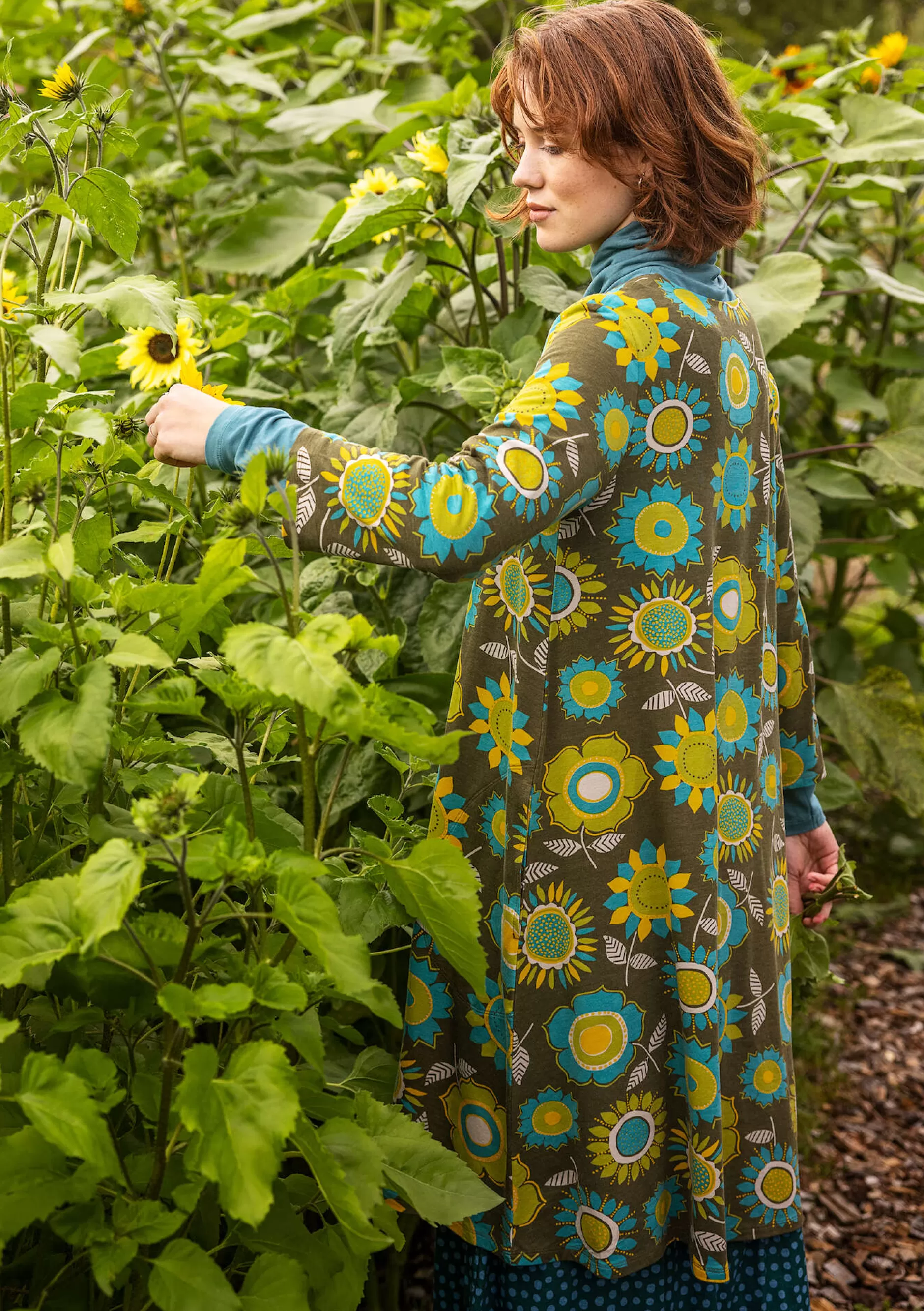 Cheap Trikotkleid Sunflower Aus Lyocell/Elasthan Kleider | Sonnenblumen für UNHCR